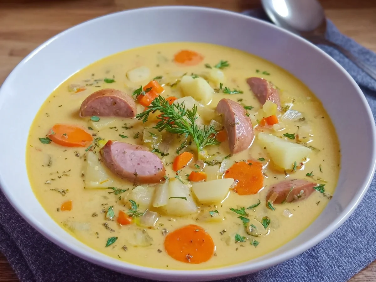 Omas Kartoffelsuppe mit Würstchen Einfach & Lecker - Bild 2