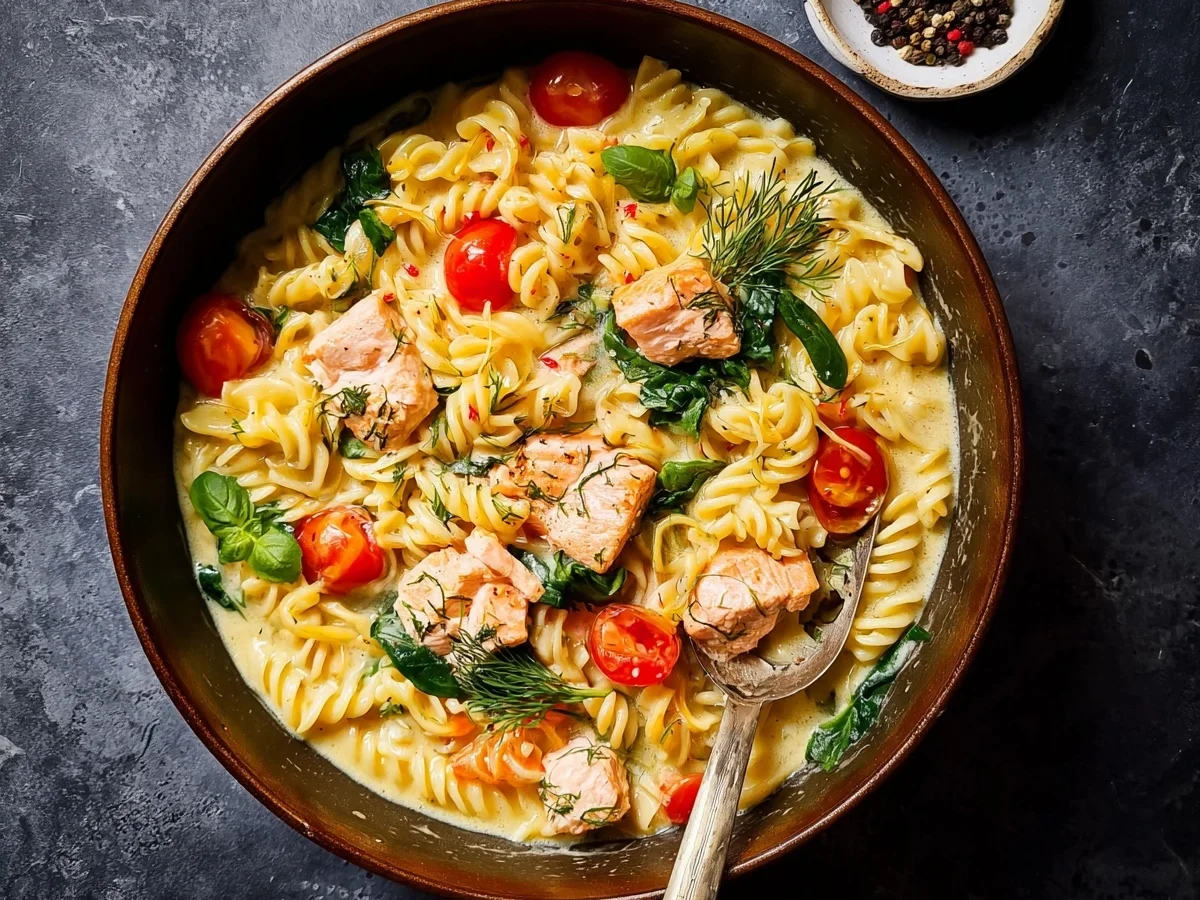 One Pot Pasta Lachs: Schnell, einfach & cremig - Bild 1