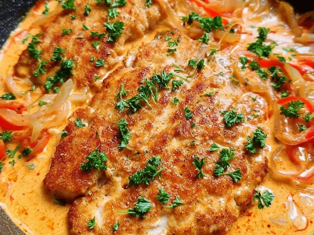 Paprika Rahm Schnitzel: Cremiger Klassiker selbstgemacht - Bild 1