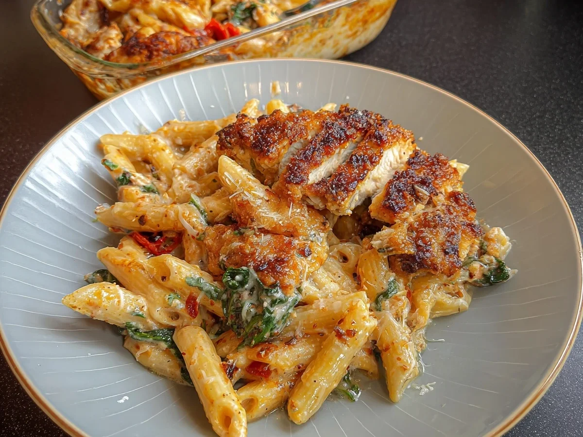 Parmesan Hähnchen Auflauf: Einfach, cremig & lecker - Bild 1