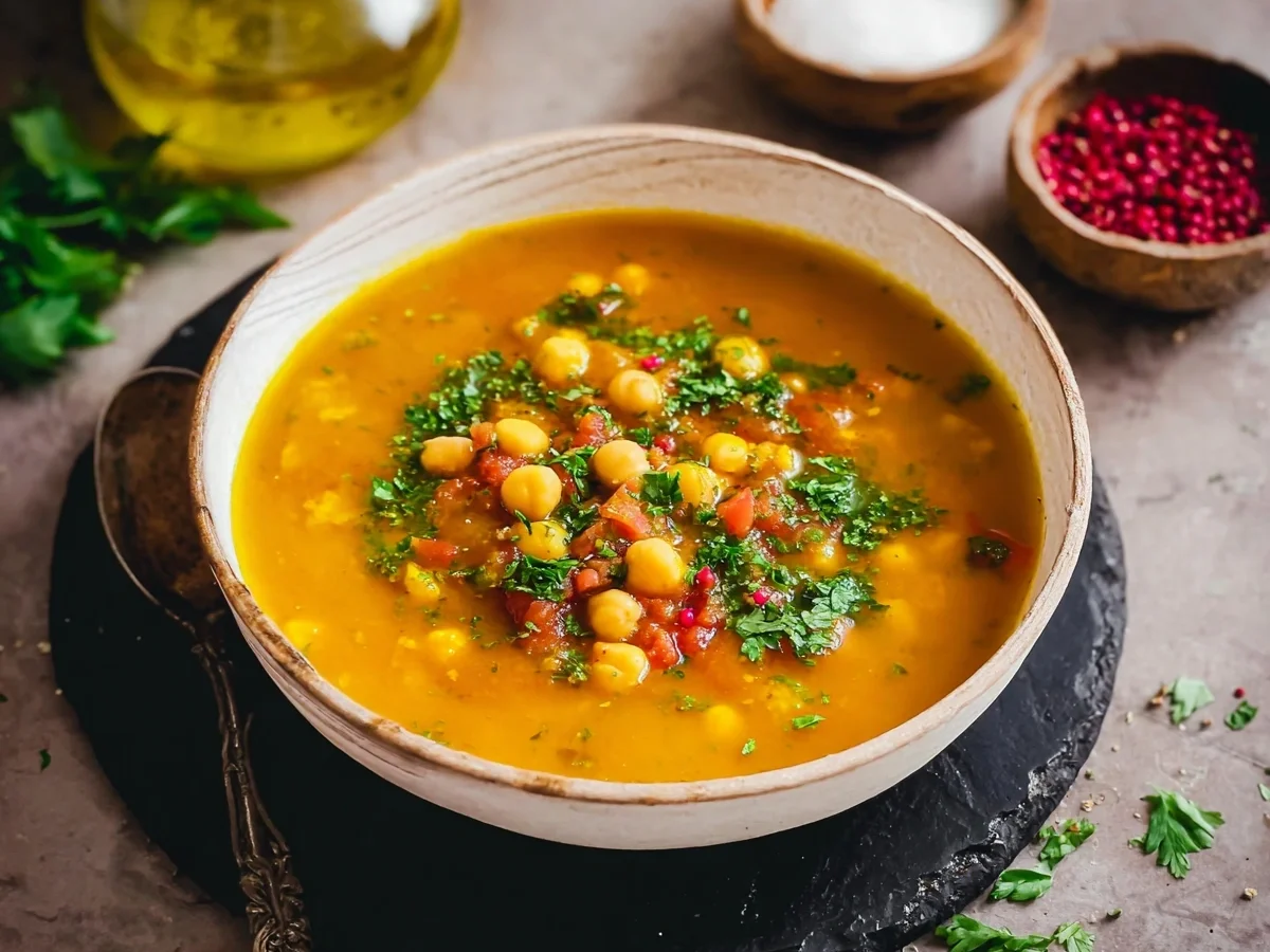 Pikante orientalische Kichererbsensuppe einfach & schnell - Bild 2