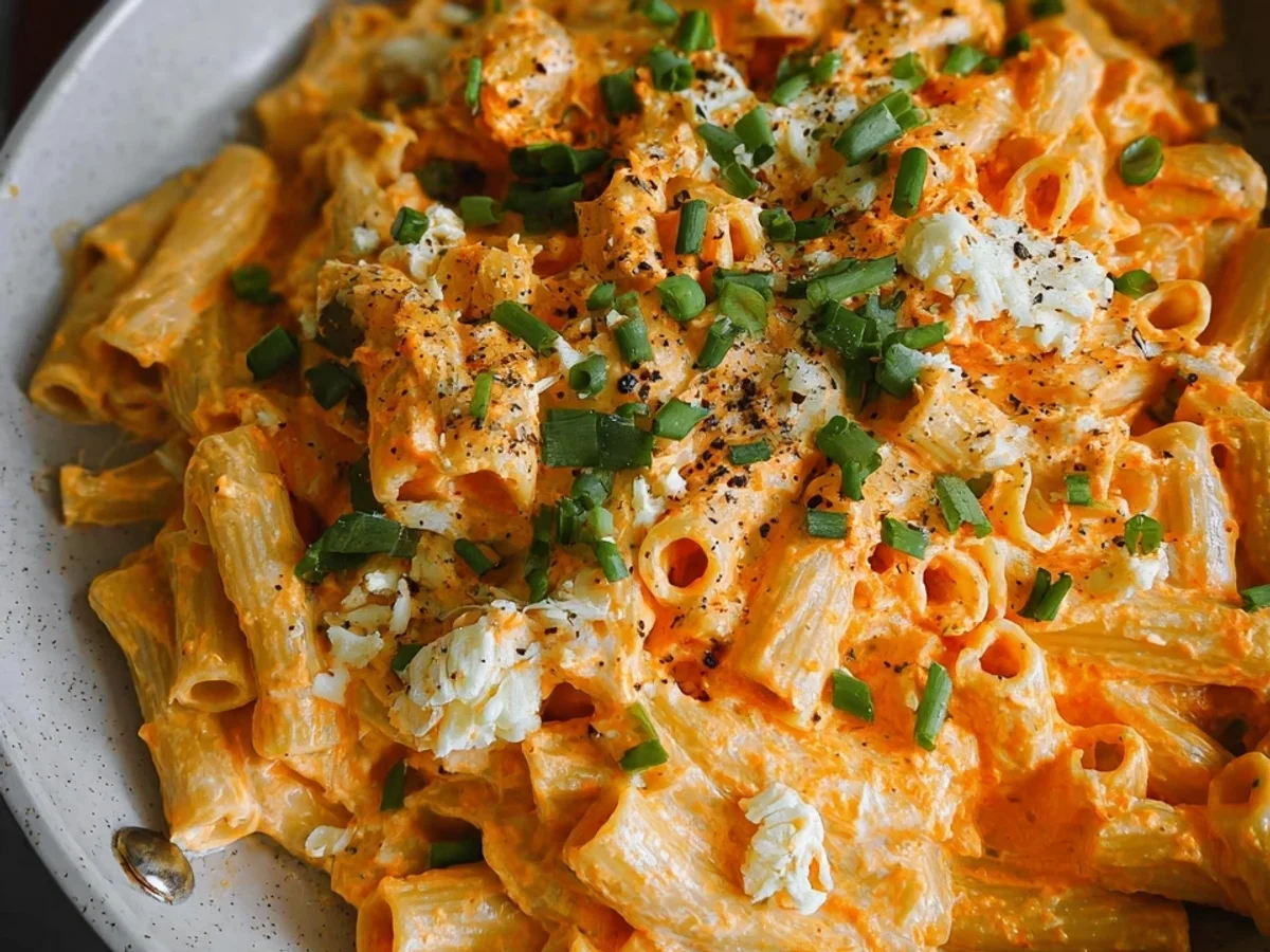 Protein Nudeln mit Hüttenkäse: Schnell & Vegetarisch Rezept - Bild 1