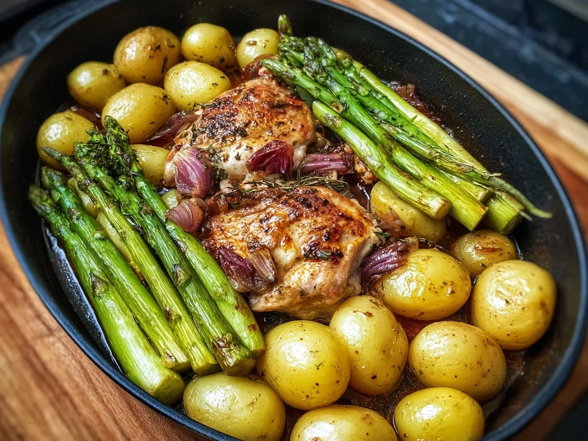 Saftige Hähnchenbrust mit Spargel & Kartoffeln Rezept - Bild 2