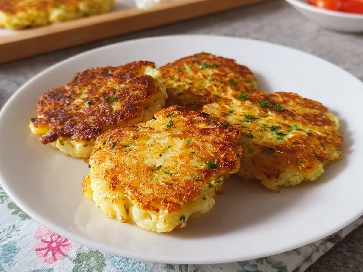 Schnelle Blumenkohlbratlinge mit Käse - Bild 2