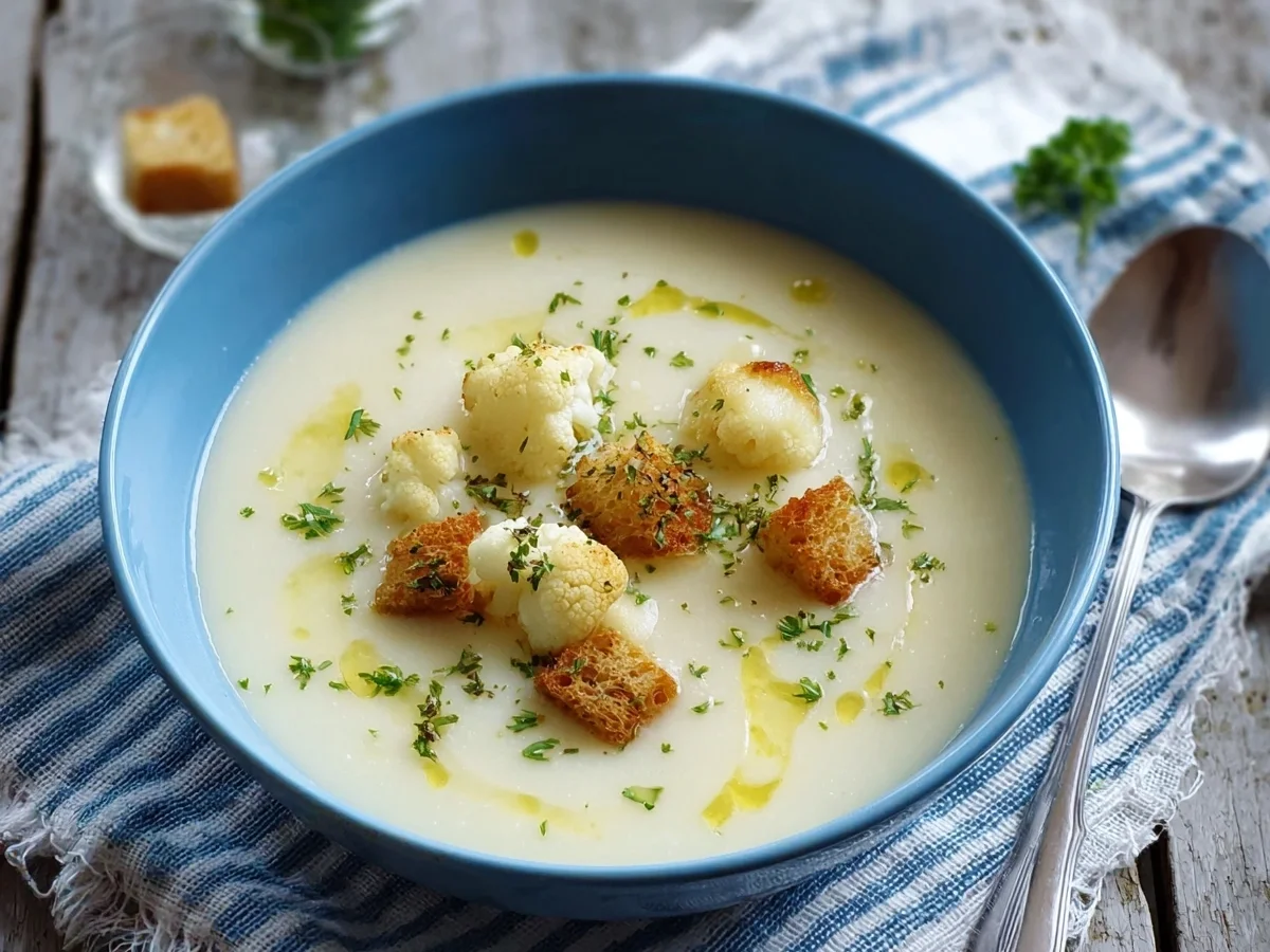 Schnelle Blumenkohlsuppe mit Croûtons: Blitz-Rezept - Bild 2