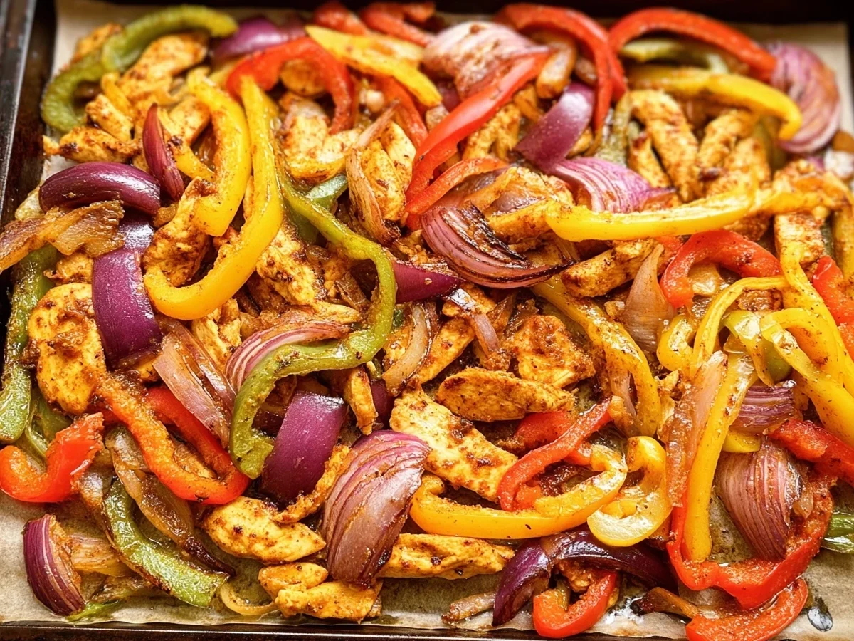 Schnelle Chicken Fajitas vom Blech: Einfach & lecker - Bild 2