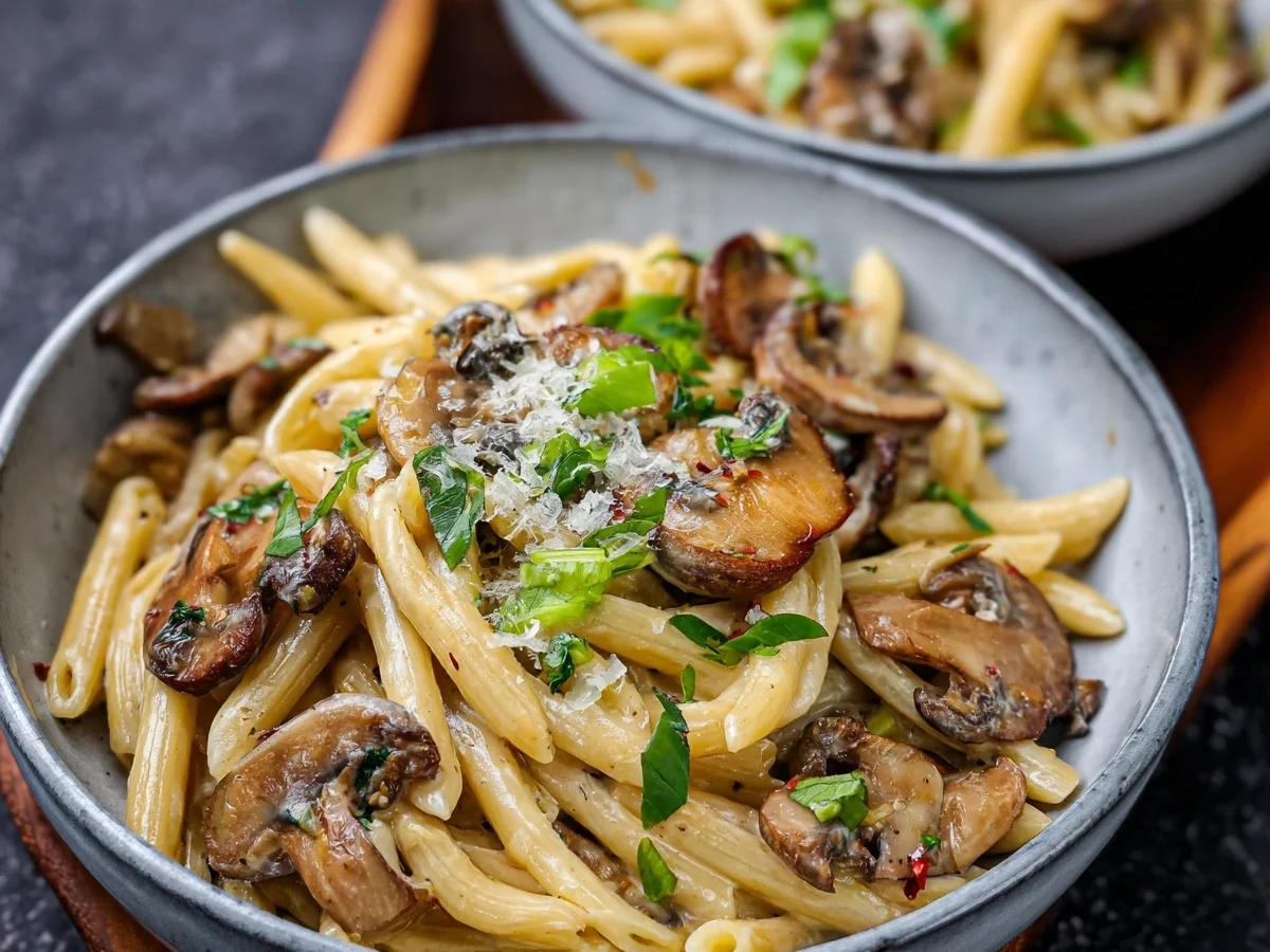 Schnelle Pilzpasta: Cremiges Feierabendgericht in 20 Minuten - Bild 1
