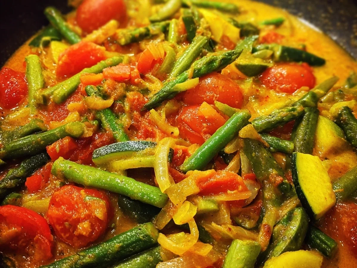 Schnelles veganes Paprika Curry: Einfach & Indisch - Bild 1
