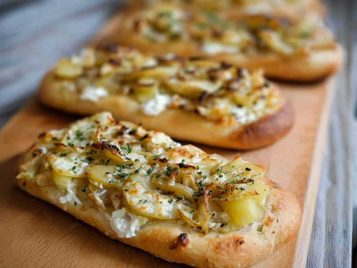Schwäbische Dinnete mit Kartoffeln & Käse Rezept - Bild 1