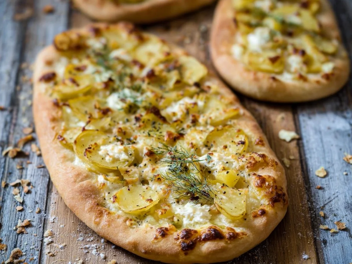 Schwäbische Dinnete mit Kartoffeln & Käse Rezept - Bild 2