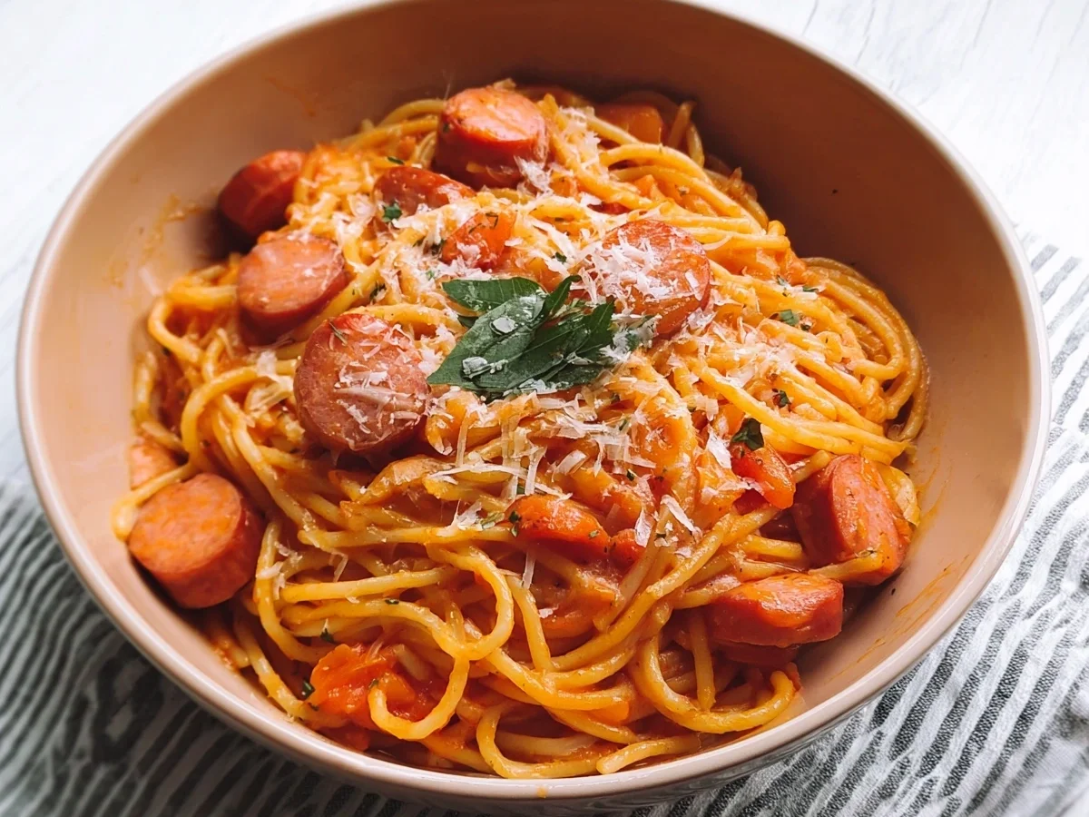 Spaghetti mit Würstchen: Kinderleichtes Lieblingsgericht - Bild 1