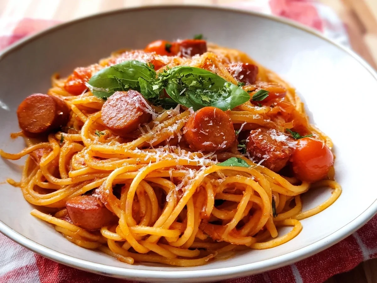 Spaghetti mit Würstchen: Kinderleichtes Lieblingsgericht - Bild 2