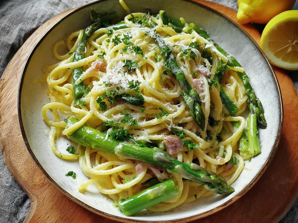 Spargel Pasta: Leckeres Frühlings-Hauptgericht - Bild 1