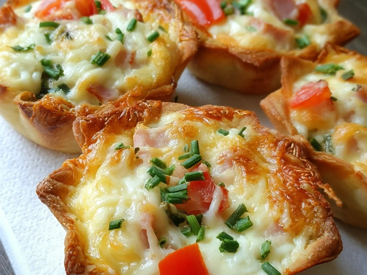 Toast-Törtchen mit Putenschinken, Tomaten & Käse - Bild 2