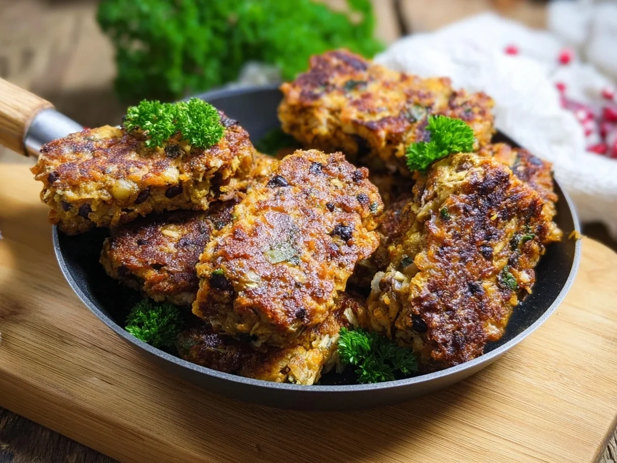 Vegetarische Frikadellen mit Kidneybohnen & Haferflocken - Bild 2