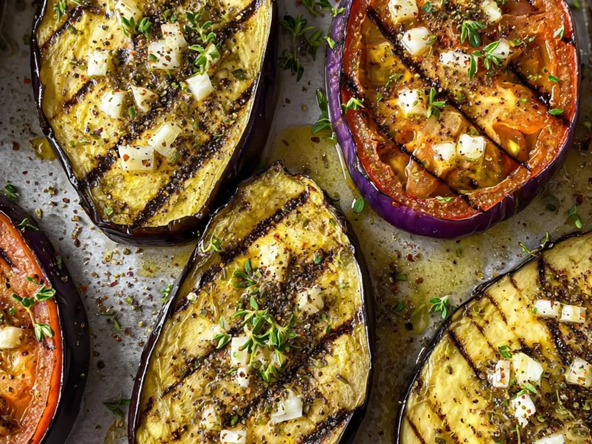 Würzige Auberginen aus dem Ofen: Zart & Mediterran - Bild 2