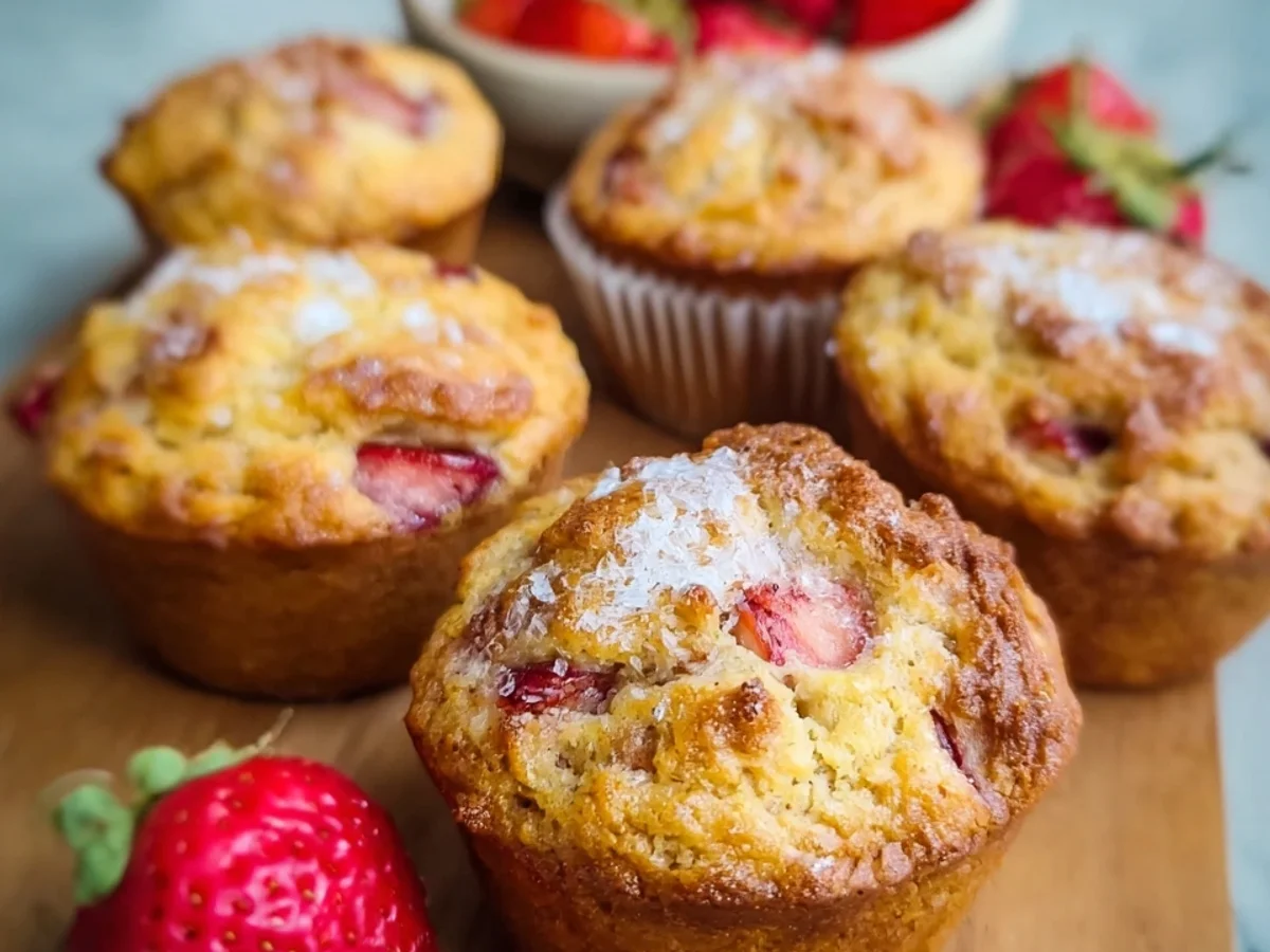Zuckerfreie Erdbeer-Muffins: Gesund & Einfach Backen - Bild 1