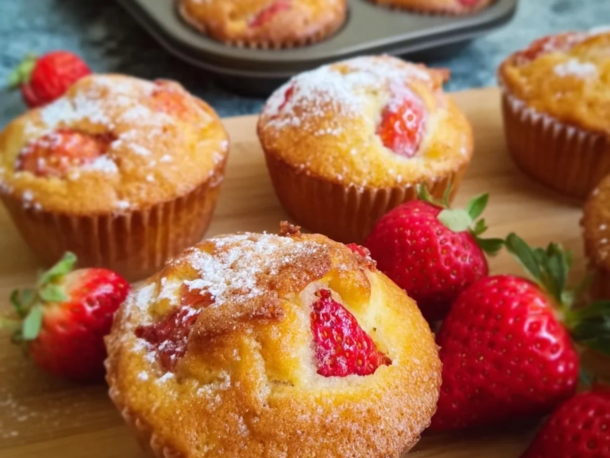 Zuckerfreie Erdbeer-Muffins: Gesund & Einfach Backen - Bild 2