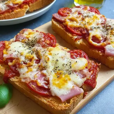 Airfryer Pizza-Toast: Schnell, knusprig & unwiderstehlich