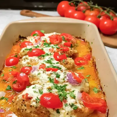 Überbackene Putenschnitzel Low Carb & Lecker