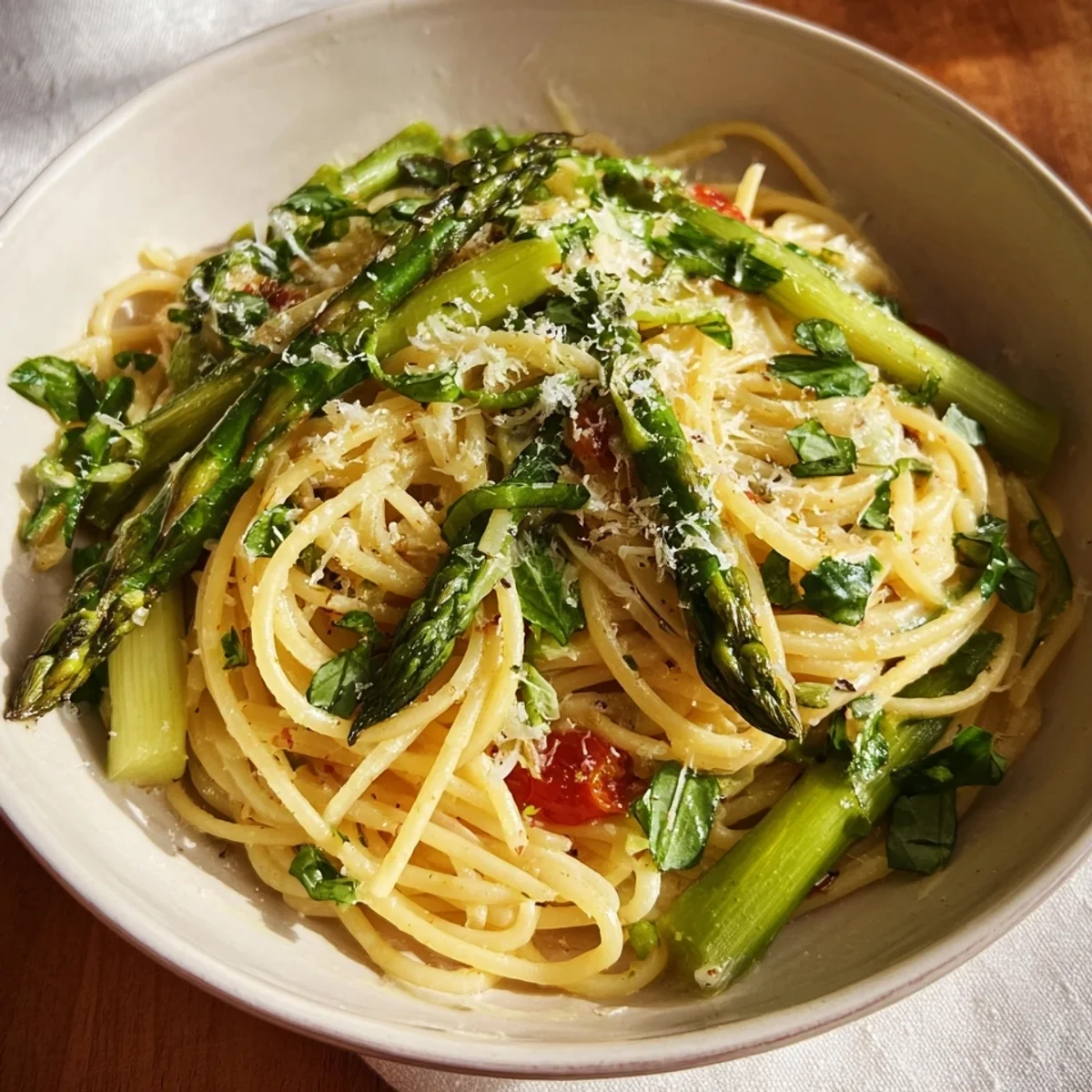 Blitzrezept: Pasta mit Grünem Spargel in 20 Minuten