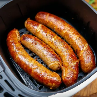 Bratwurst Heißluftfritteuse: Knusprig, schnell & fettarm