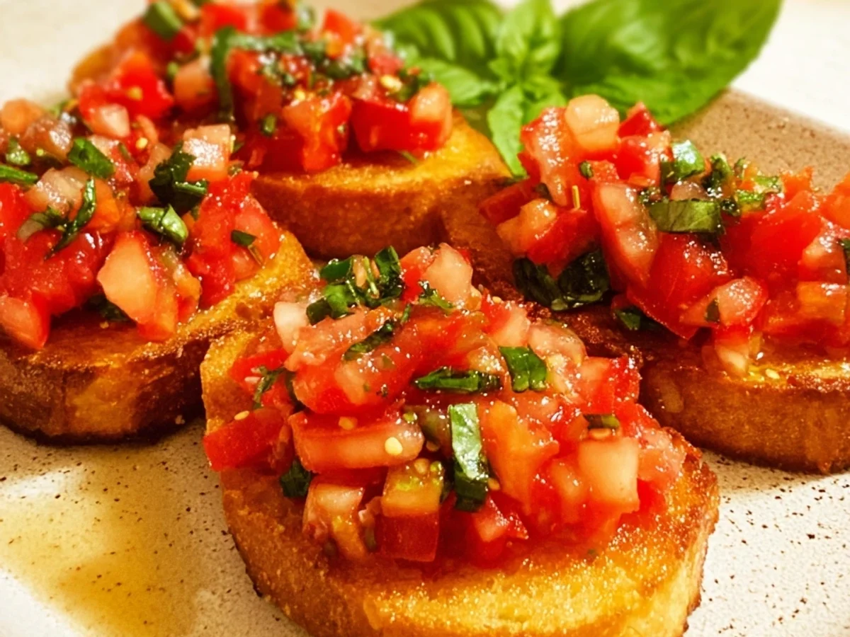 Bruschetta Rezept: Klassischer Genuss aus Italien - Beitragsbild