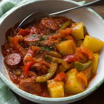 DDR Wurstgulasch Einfaches Rezept für Hausmannskost