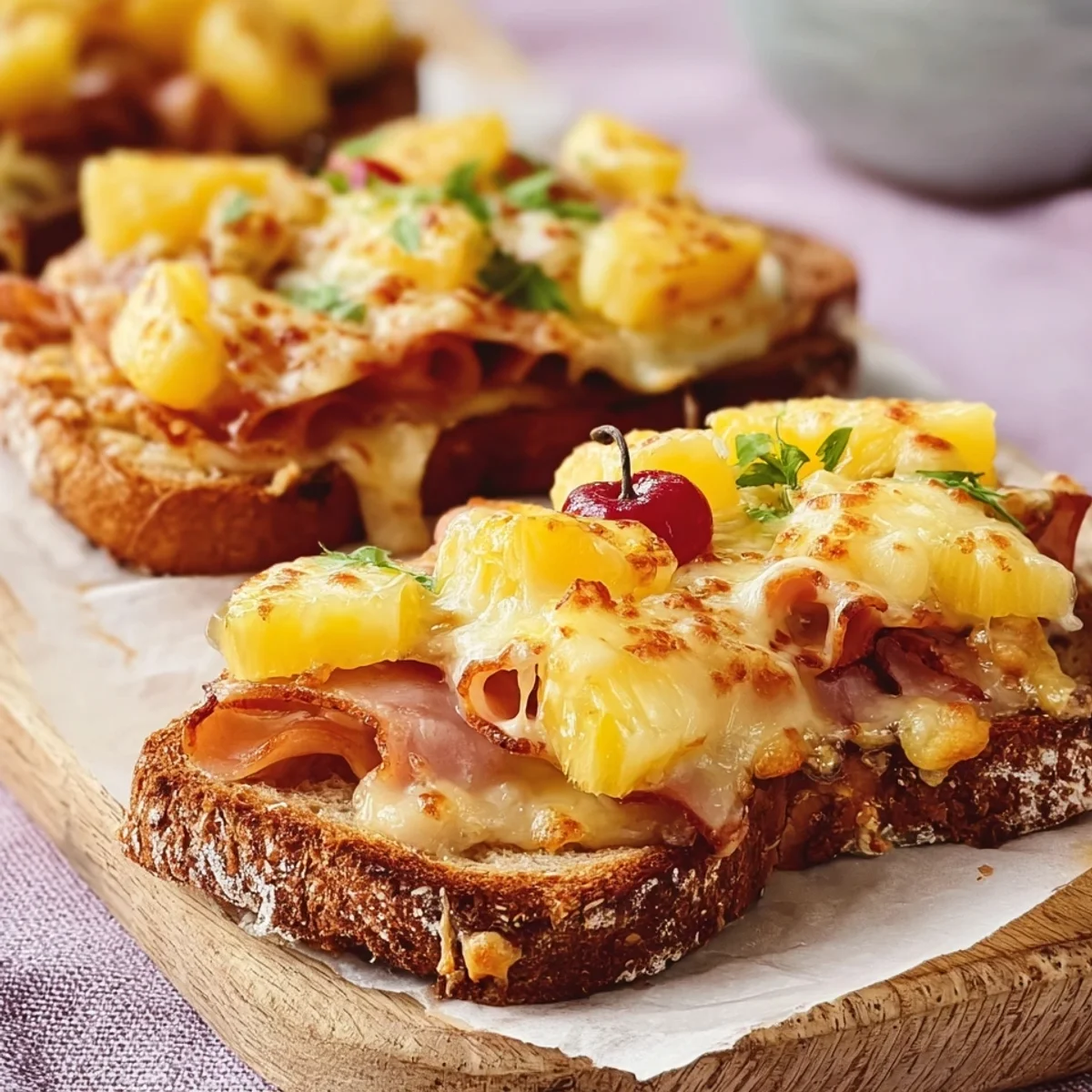 Edel-Toast-Hawaii: Klassischer Snack schnell zubereitet