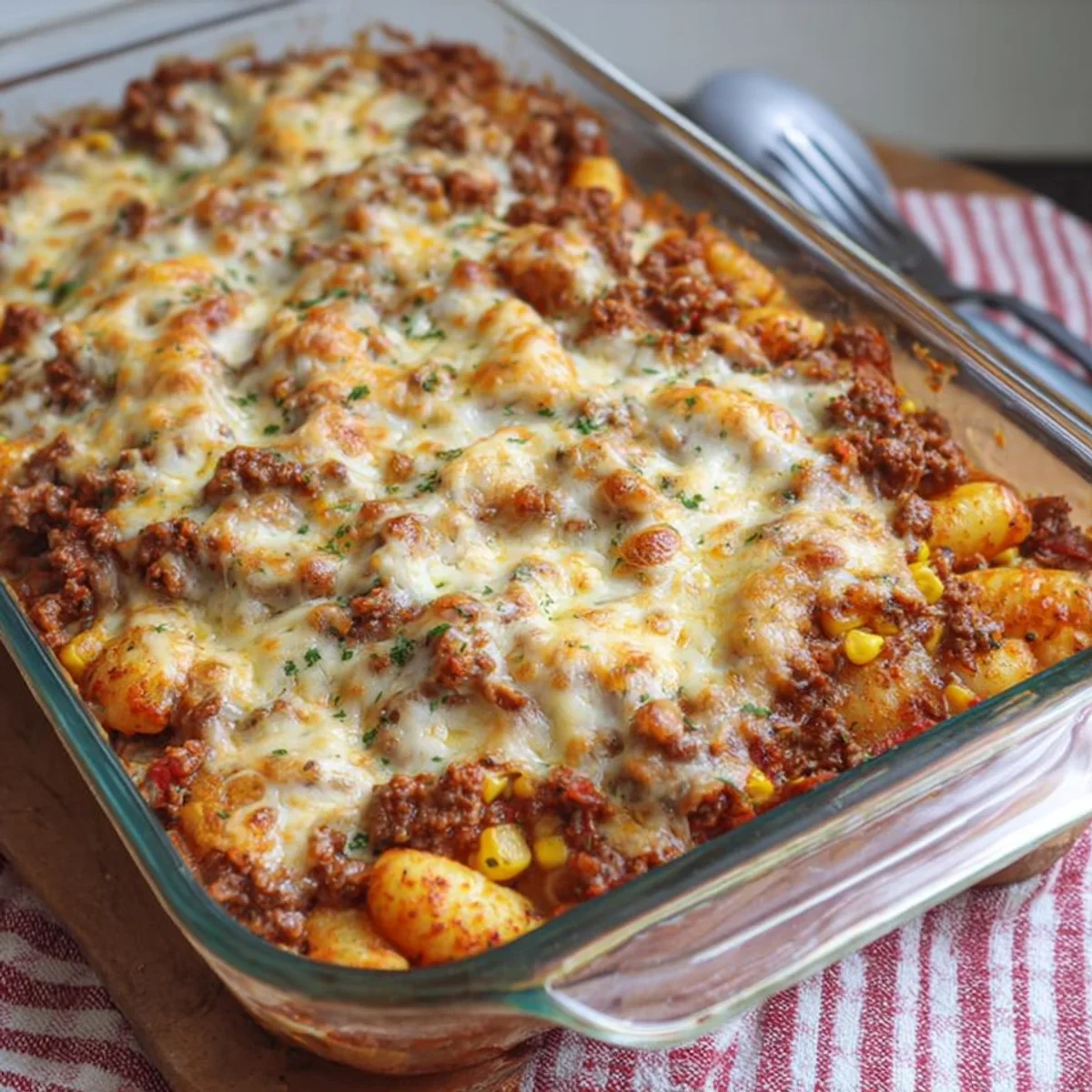 Gnocchi Auflauf mit Hackfleisch: Schnell & einfach
