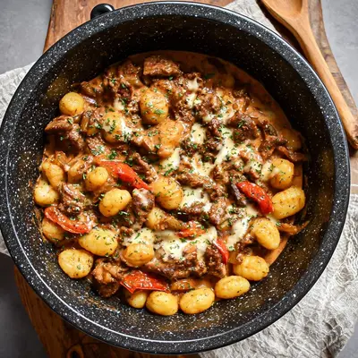 Gnocchi Gyros Topf: Familienrezept schnell gemacht