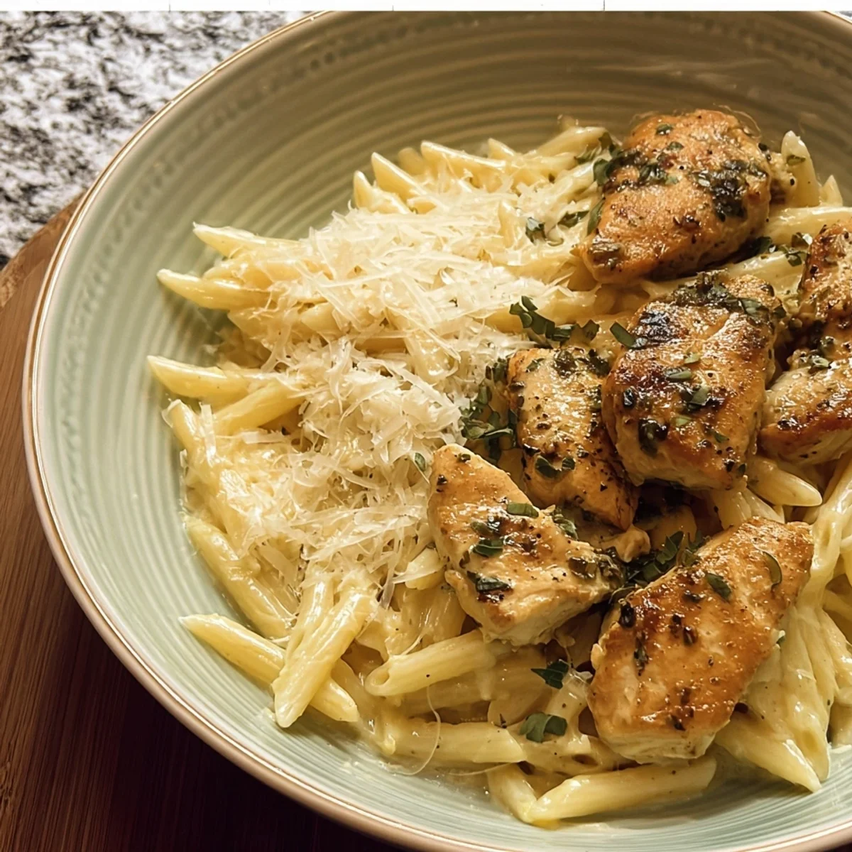 Hähnchen Alfredo Pasta: Cremig & Schnell in 20 Minuten