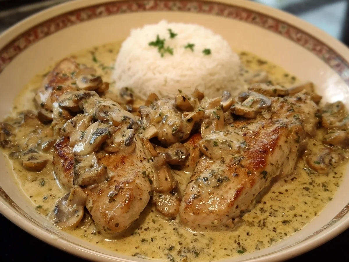 Hühnerfilet mit Champignonsauce: Einfach & Pikant - Beitragsbild