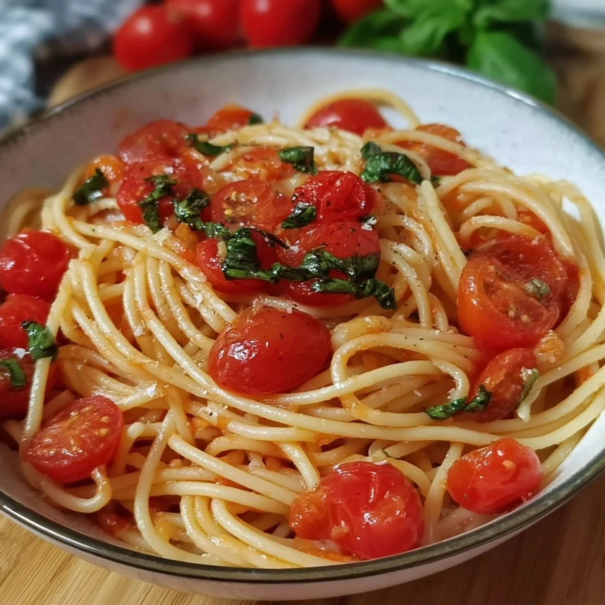 Klassische Spaghetti Pomodoro: Italienisches Pasta Rezept