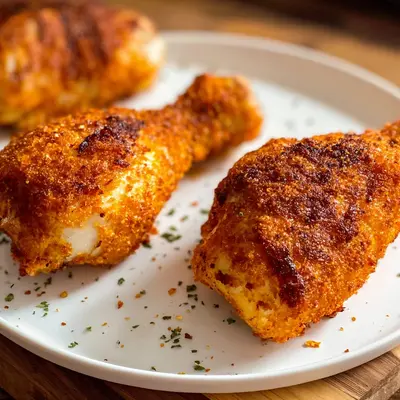 Knusprige Hähnchenschenkel aus der Heißluftfritteuse