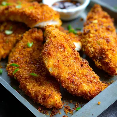 Knusprige Hähnchenstreifen aus dem Ofen: Einfach & Lecker