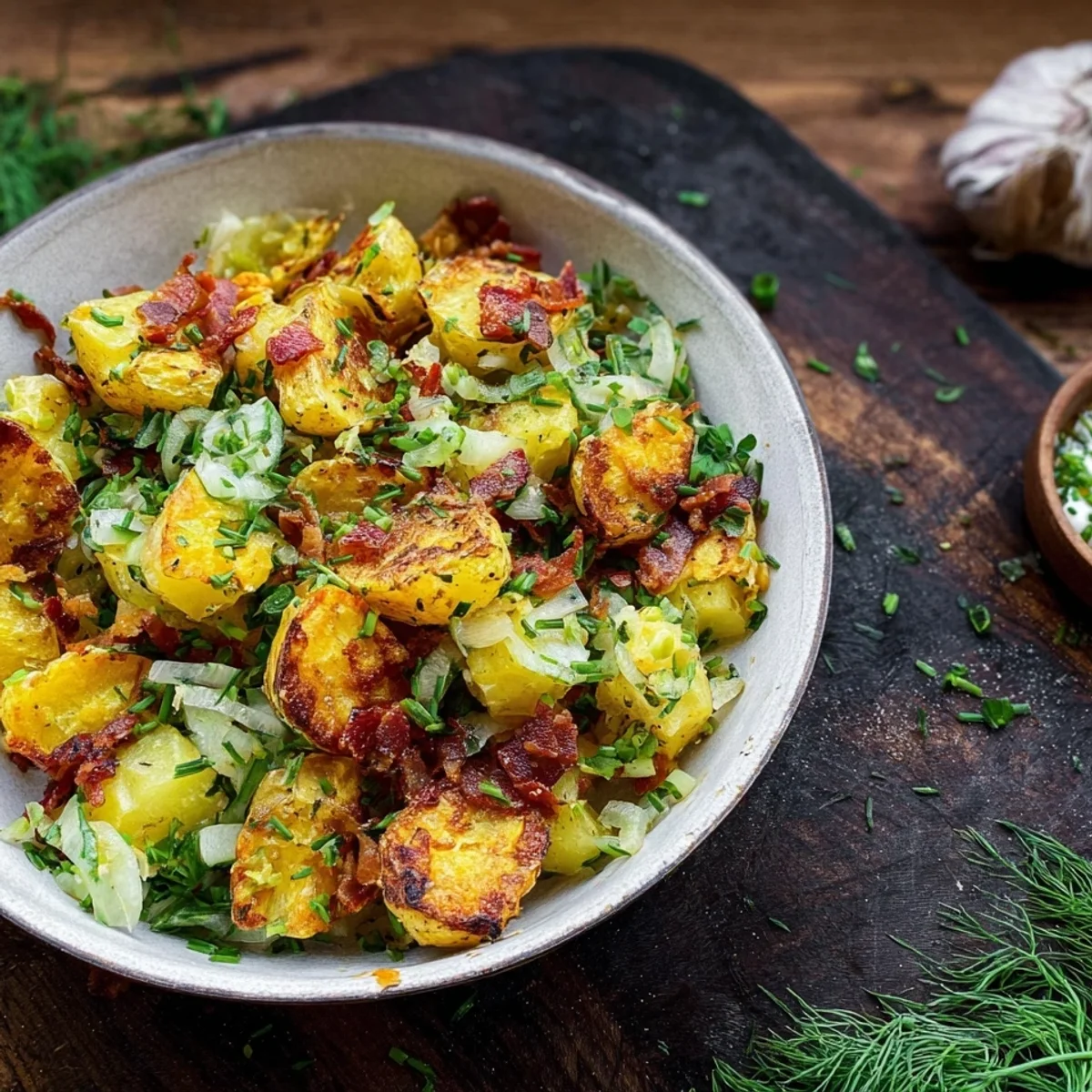 Knuspriger Kartoffelsalat: Rezept mit besonderer Note