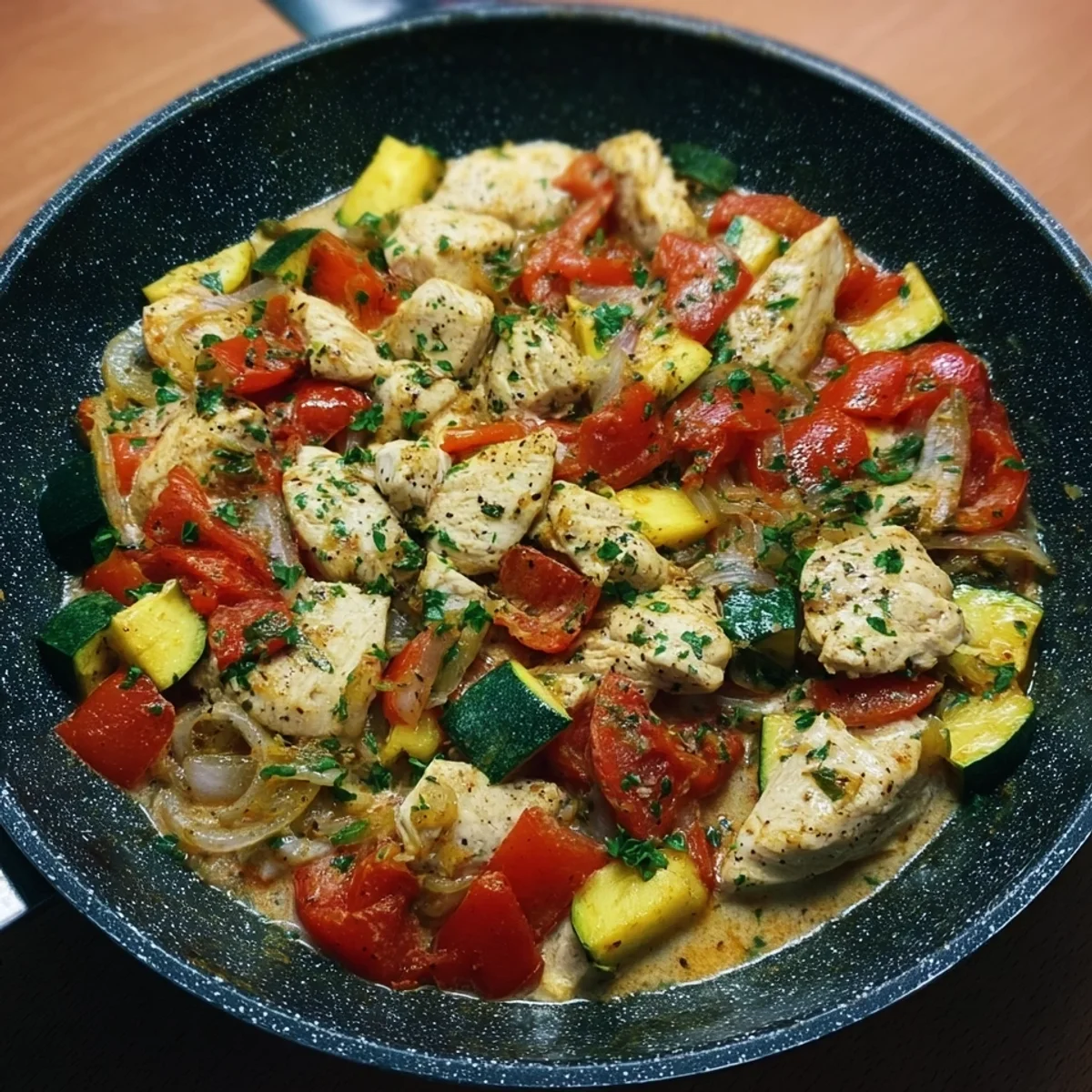 Low Carb Hähnchen-Gemüse-Pfanne: Schnell & Einfach