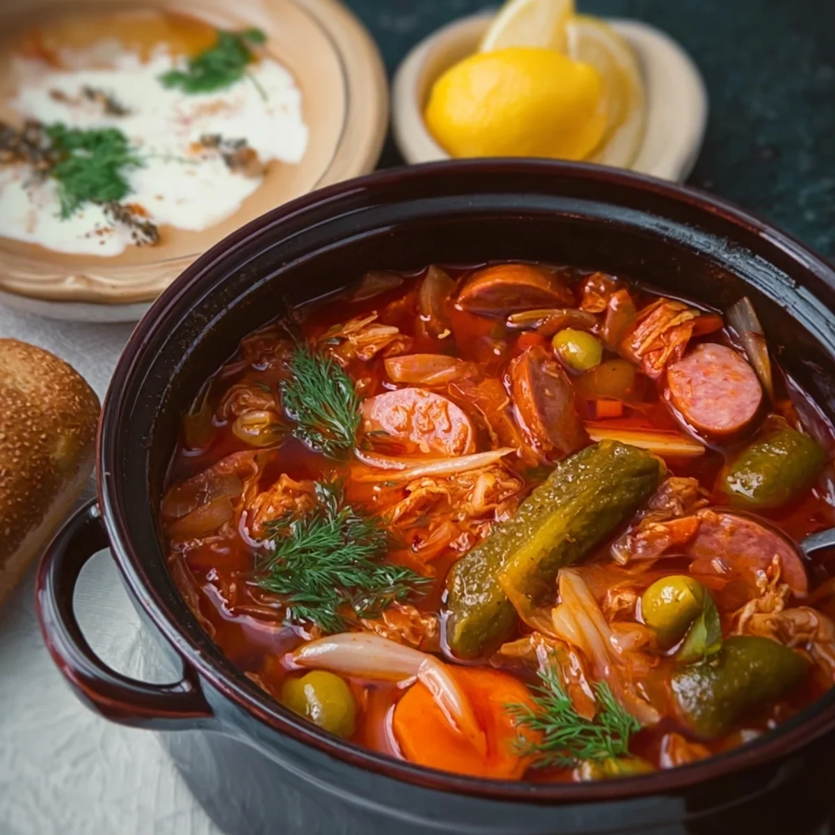 Original Soljanka DDR-Rezept: Herzhafte Suppe