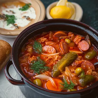 Original Soljanka DDR-Rezept: Herzhafte Suppe