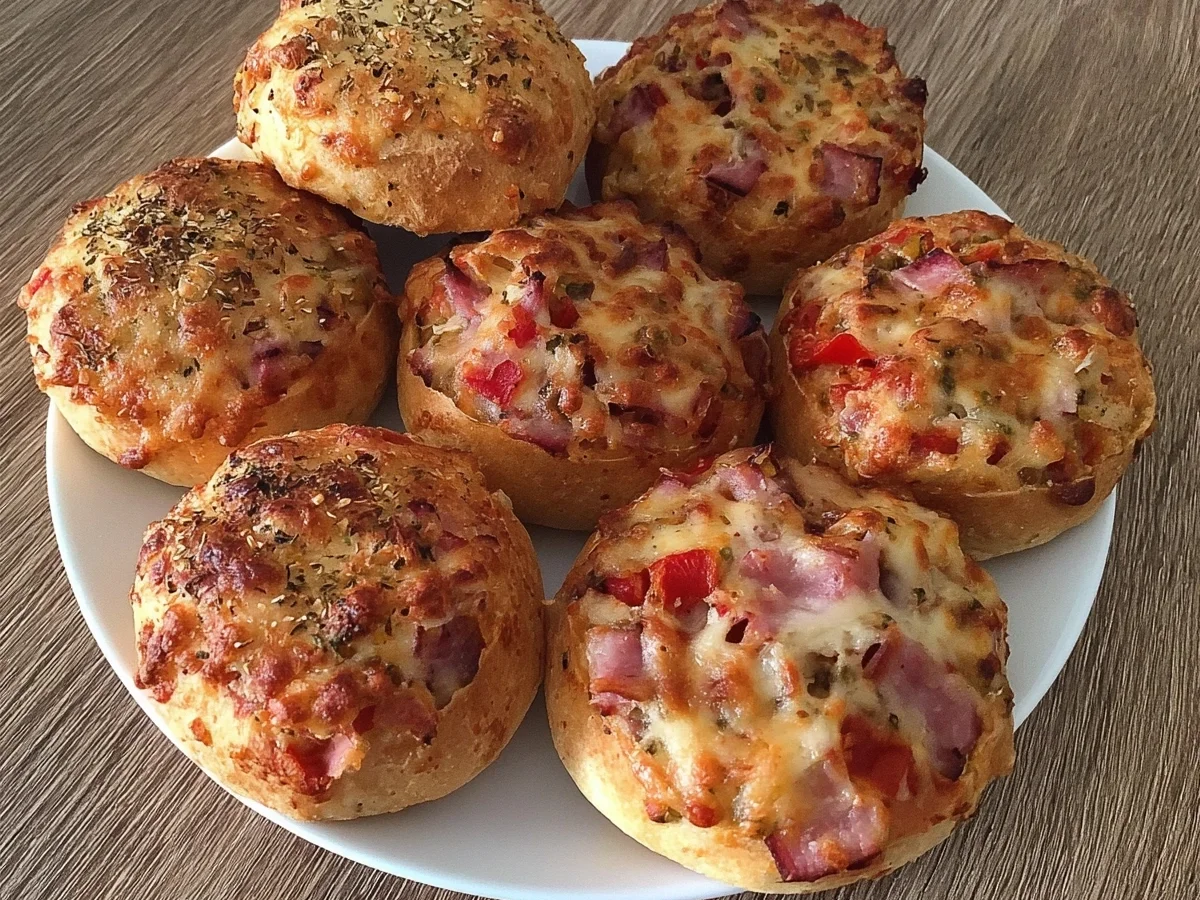 Pizzabrötchen Rezept: Einfach & Lecker - Beitragsbild