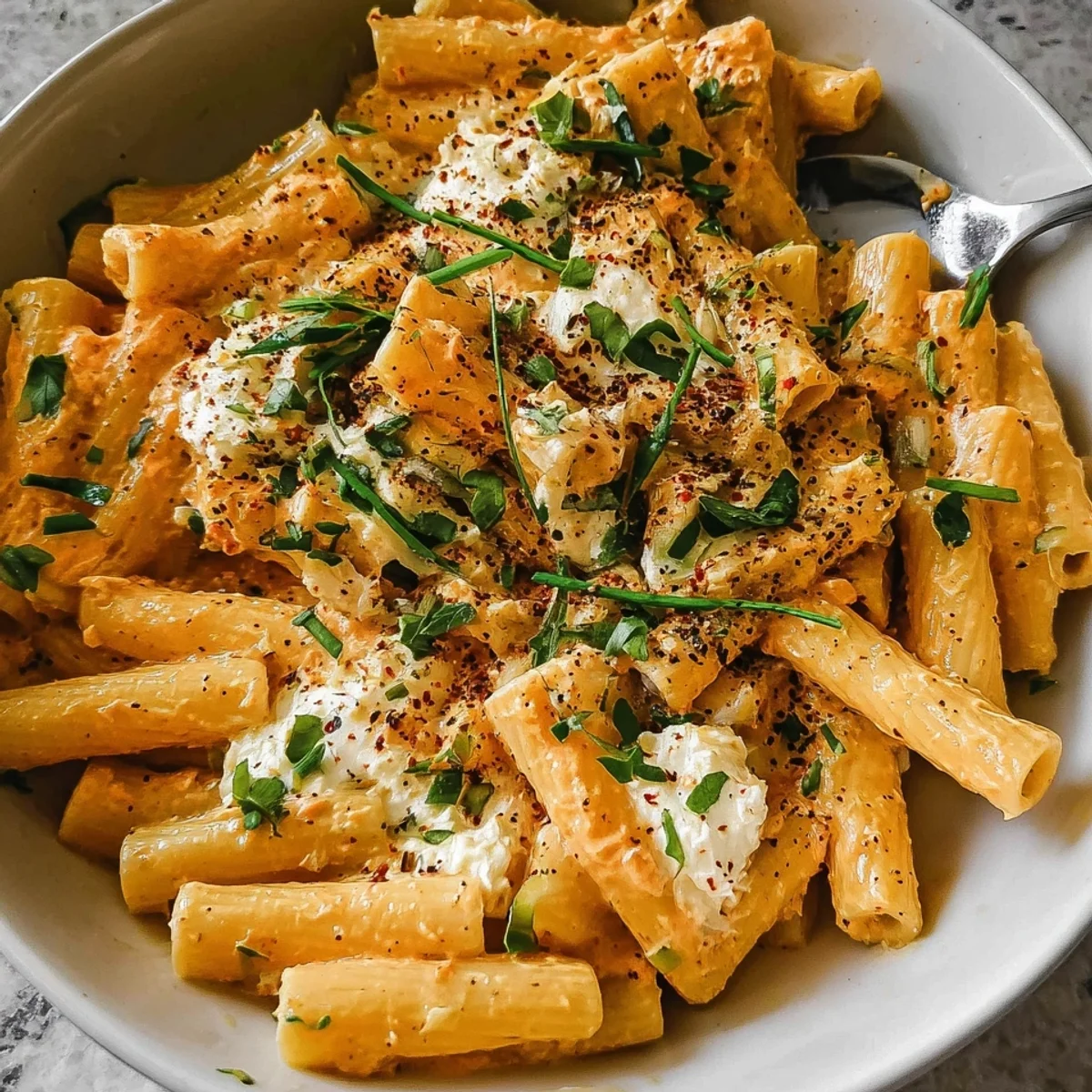 Protein Nudeln mit Hüttenkäse: Schnell & Vegetarisch Rezept