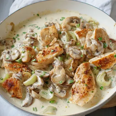 Schnelles Hähnchen-Pilz-Geschnetzeltes: Einfach & Lecker