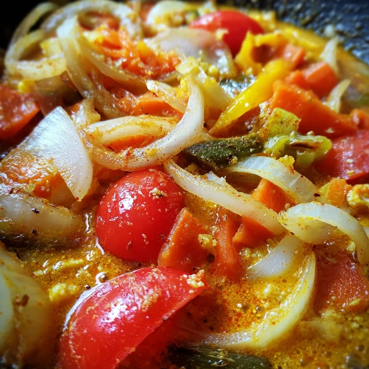 Schnelles veganes Paprika Curry: Einfach & Indisch