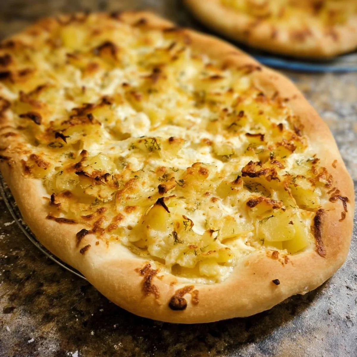 Schwäbische Dinnete mit Kartoffeln & Käse Rezept
