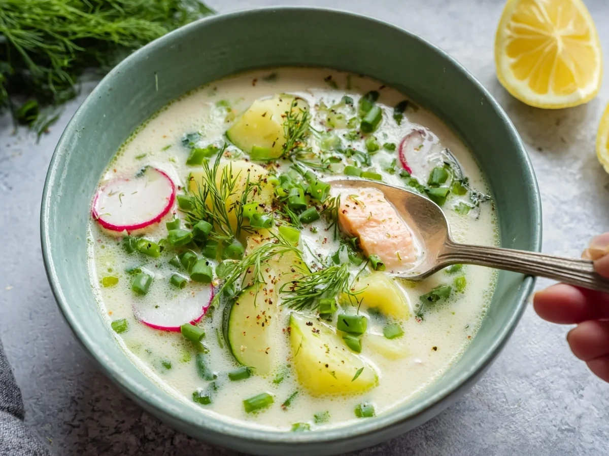 Schwedische Sommersuppe: Leicht & Erfrischend genießen - Beitragsbild
