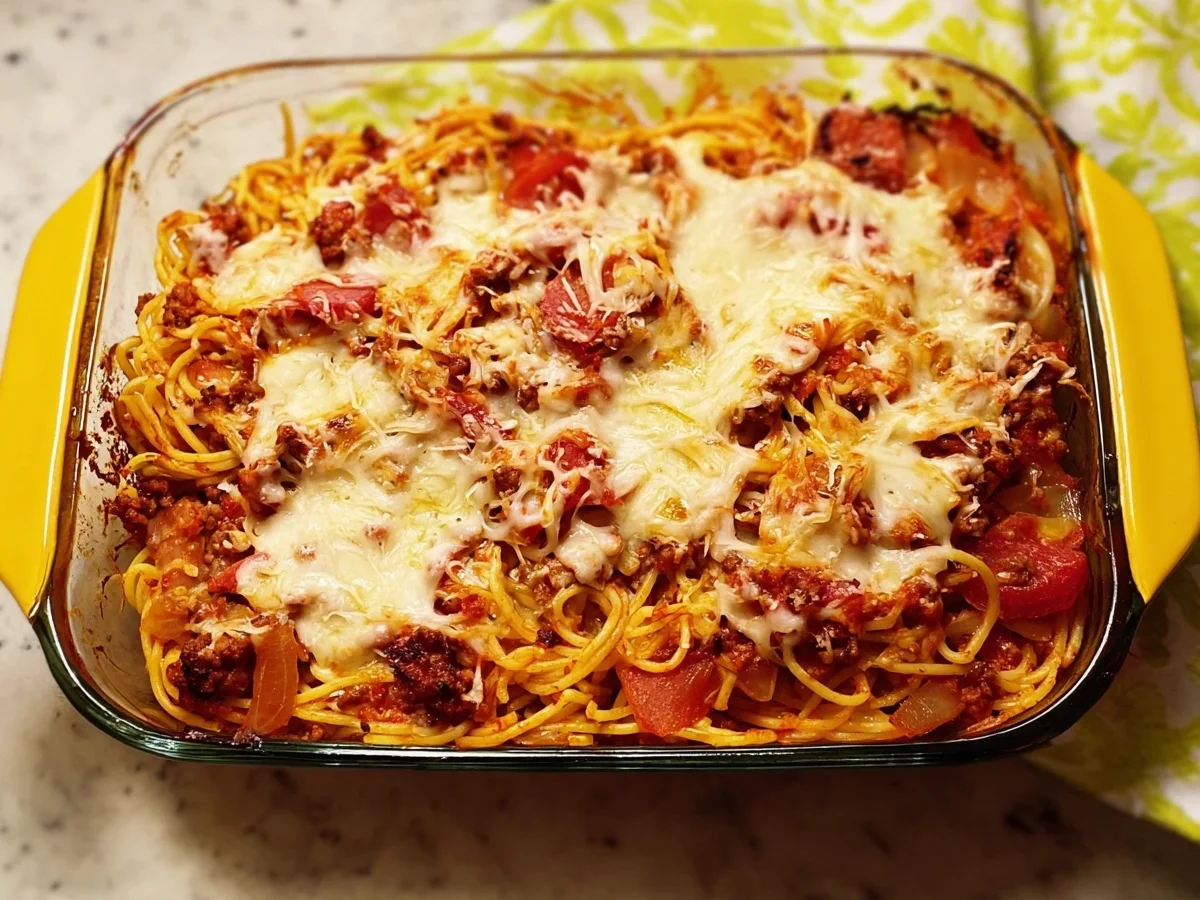 Spaghetti Gratin: Null-Aufwand Rezept für jeden Tag - Beitragsbild
