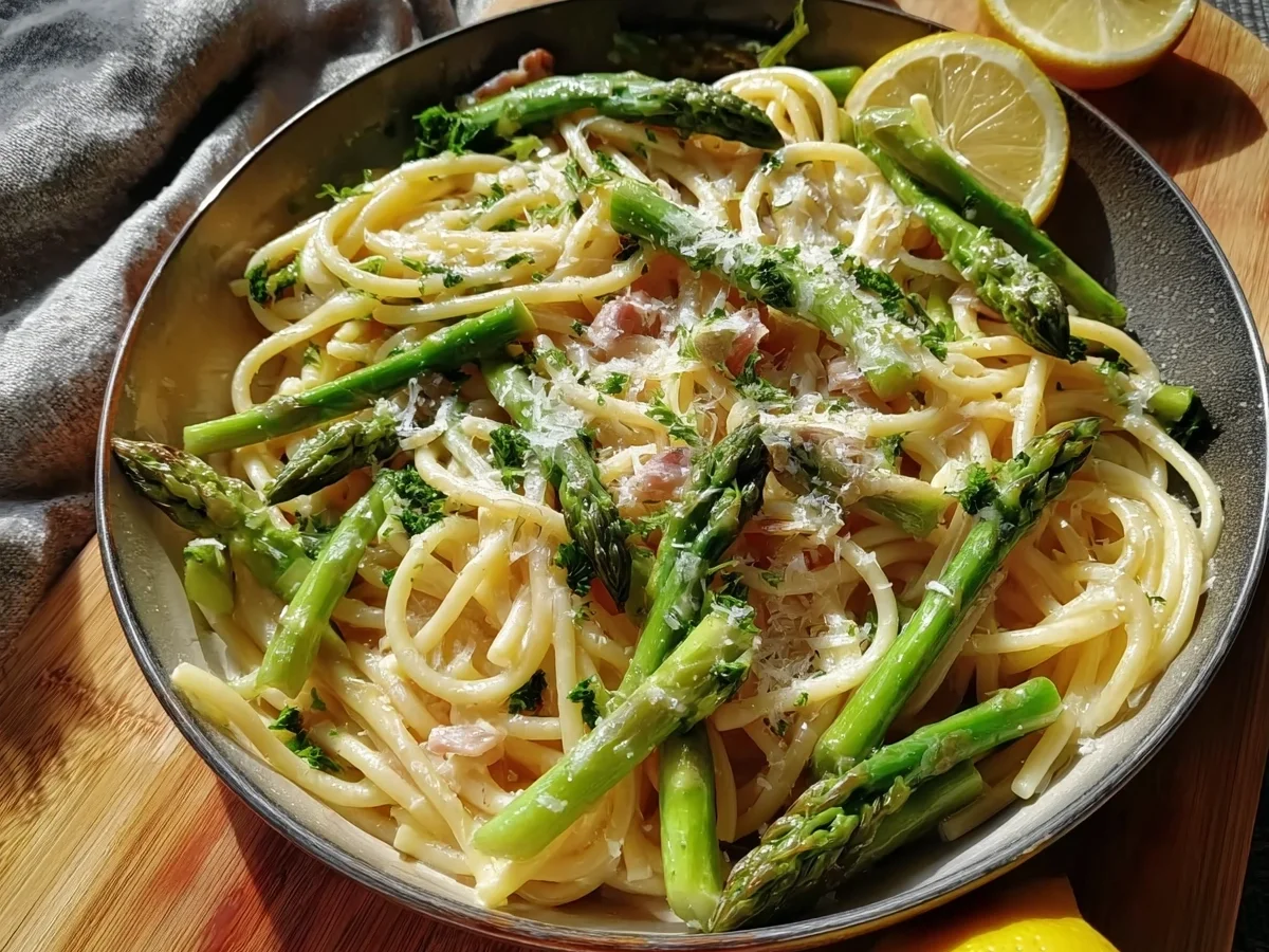 Spargel Pasta: Leckeres Frühlings-Hauptgericht - Beitragsbild