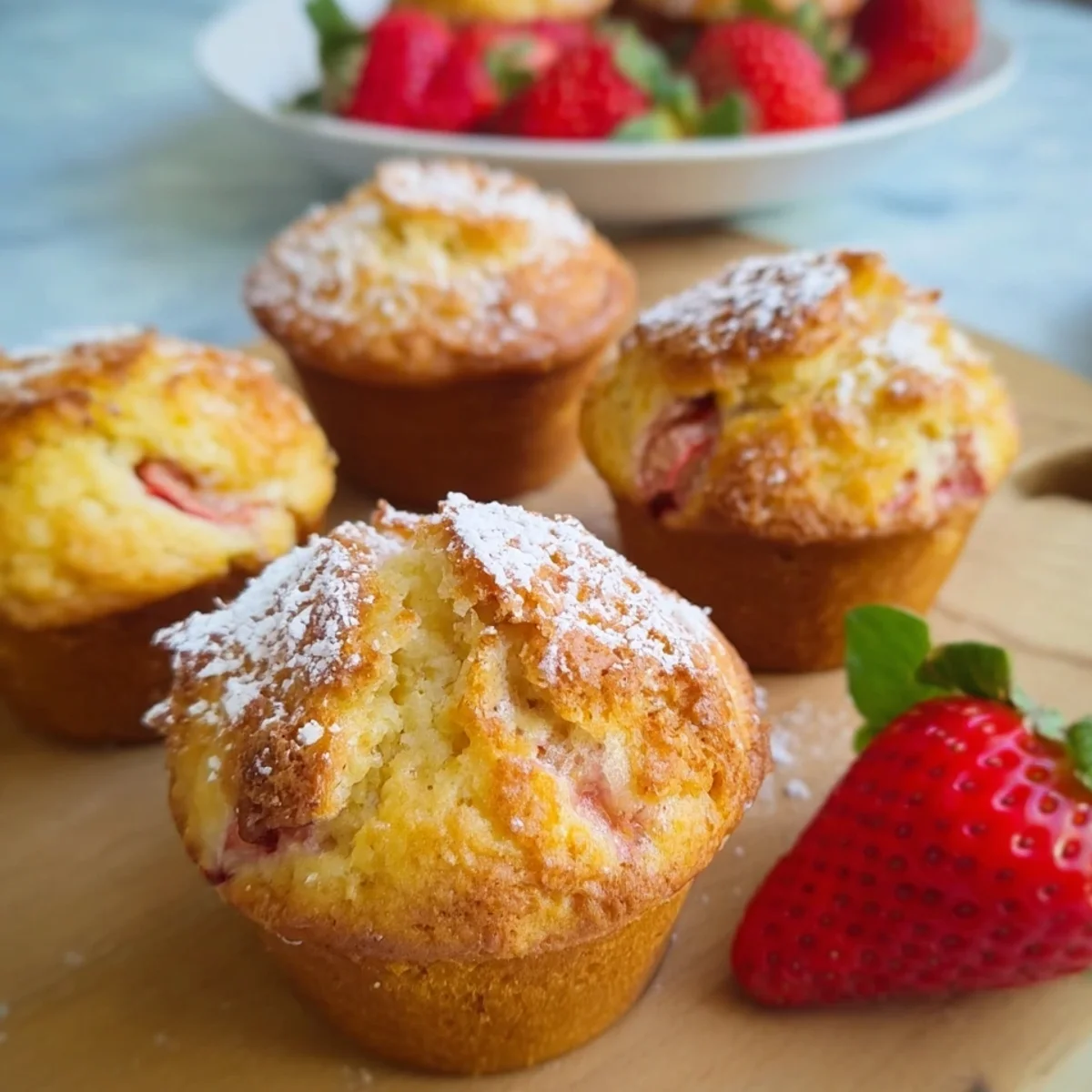 Zuckerfreie Erdbeer-Muffins: Gesund & Einfach Backen